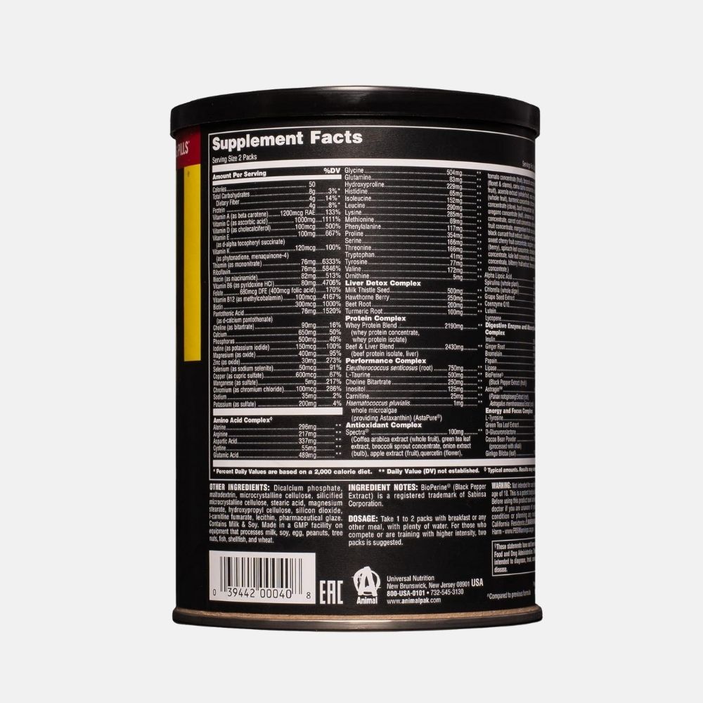 Animal Pak Multivitamin Supplement for Active Adults - Image 6